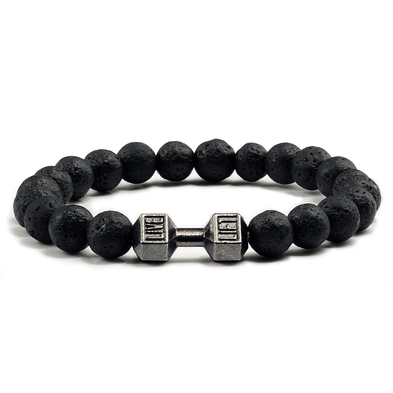 Pulsera de Piedras Volcánicas