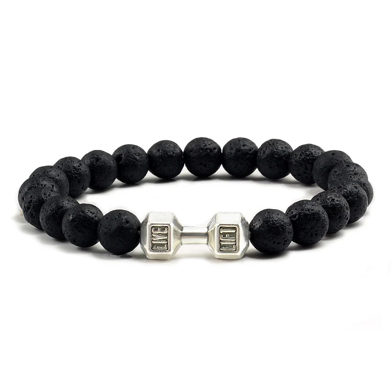 Pulsera de Piedras Volcánicas