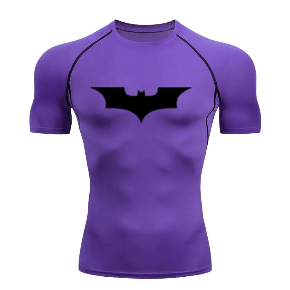 Short-Sleeve Batman Compression Shirt