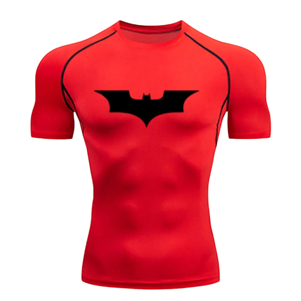 Short-Sleeve Batman Compression Shirt