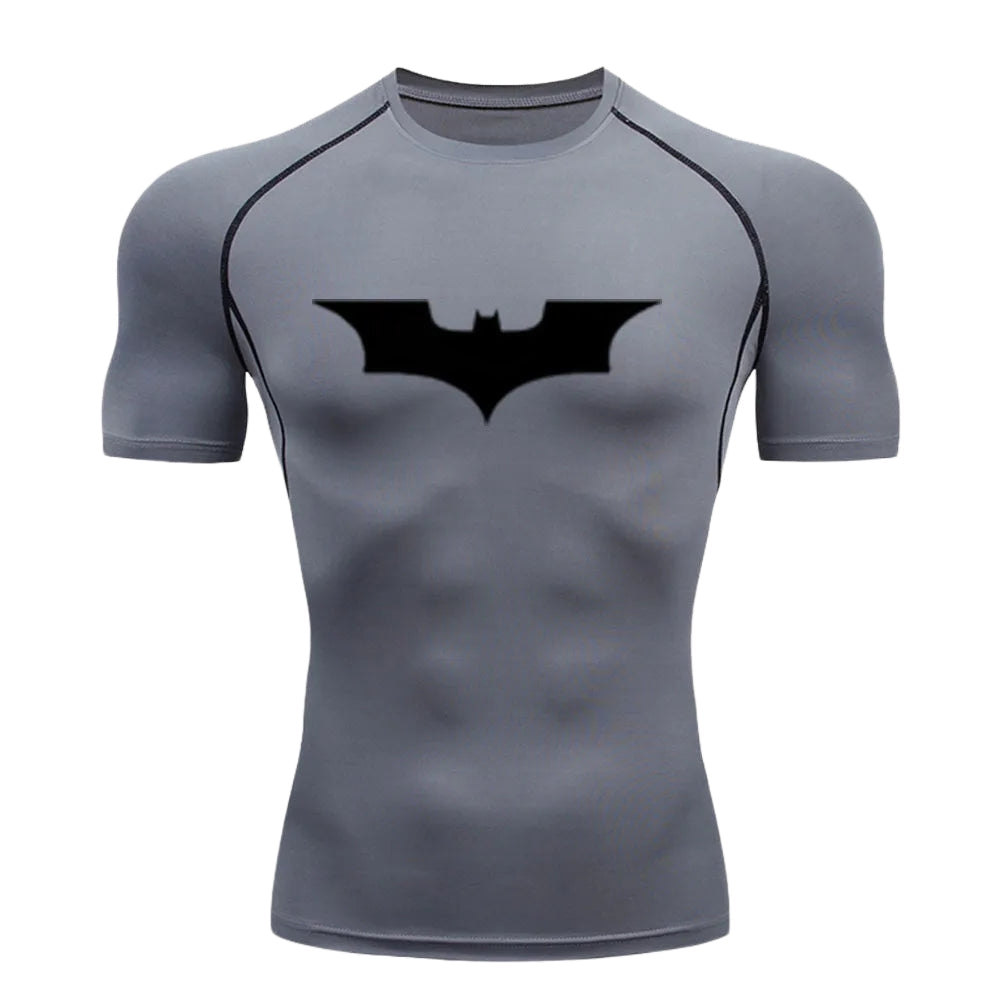 Short-Sleeve Batman Compression Shirt