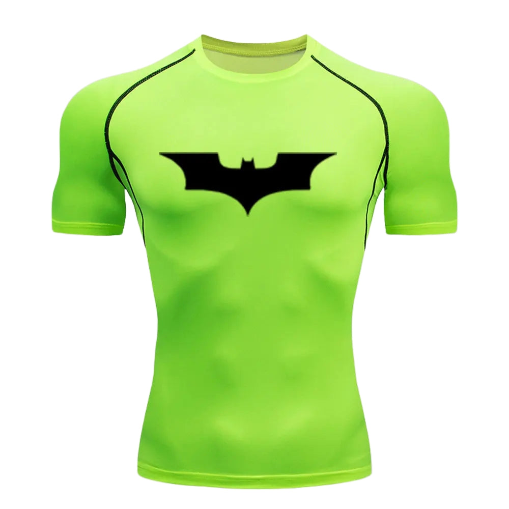 Short-Sleeve Batman Compression Shirt